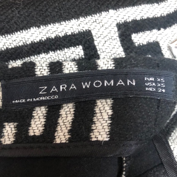 Zara Black/White Mini Skirt - Picture 5 of 5